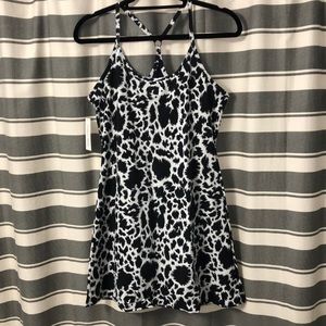 NWT Outdoor Voices Exercise Dress - Dalmatian - M